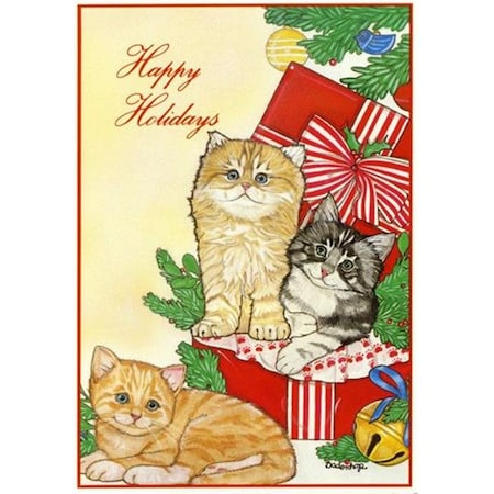 Pipsqueak Productions Pipsqueak Productions C495 Cat Holiday Boxed Cards C495